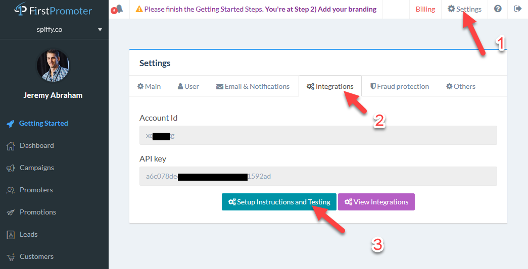 FirstPromoter Integration Overview | Spiffy University